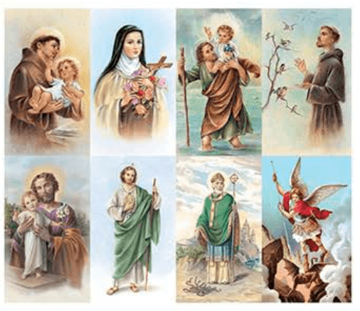 Saints Prayer Cards